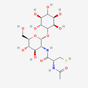 molecular formula C17H30N2O12S B1677580 Mycothiol CAS No. 192126-76-4