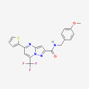 molecular formula C20H15F3N4O2S B1677581 Mycro1 