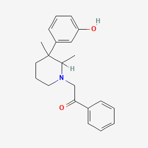 molecular formula C21H25NO2 B1677584 Myfadol CAS No. 4575-34-2