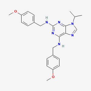 molecular formula C24H28N6O2 B1677587 Myoseverin CAS No. 267402-71-1