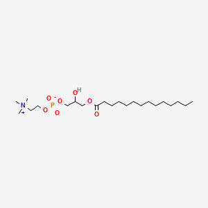molecular formula C22H46NO7P B1677596 Myristoyllysophosphatidylcholine CAS No. 13699-45-1