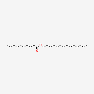 molecular formula C24H48O2 B1677597 Tetradecyl decanoate CAS No. 41927-69-9