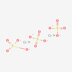 molecular formula Cr2(SO4)3<br>Cr2O12S3 B167760 Chromium sulfate CAS No. 10101-53-8