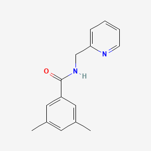 molecular formula C15H16N2O B1677611 N-(2-Picolyl)-3,5-dimethylbenzamide CAS No. 51832-85-0