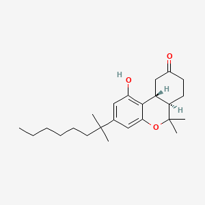 molecular formula C24H36O3 B1677615 Nabilone CAS No. 51022-71-0