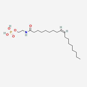 molecular formula C20H40NO5P B1677616 2-[[(E)-octadec-9-enoyl]amino]ethyl dihydrogen phosphate CAS No. 24435-25-4
