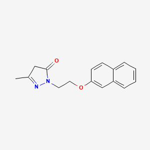 molecular formula C16H16N2O2 B1677619 Nafazatrom CAS No. 59040-30-1