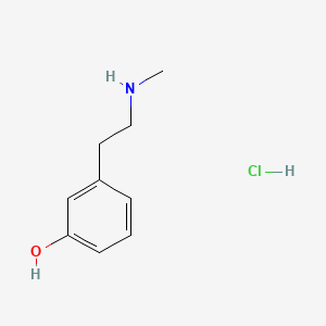 molecular formula C9H14ClNO B1677631 Phenol, m-(2-(methylamino)ethyl)-, hydrochloride CAS No. 33543-61-2