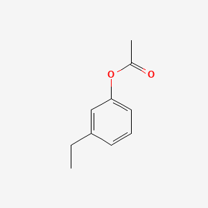 molecular formula C10H12O2 B1677635 m-Ethylphenyl acetate CAS No. 3056-60-8