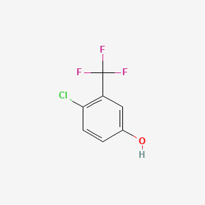 molecular formula C7H4ClF3O B1677636 4-Chloro-3-(trifluoromethyl)phenol CAS No. 6294-93-5