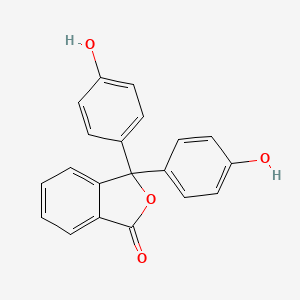 molecular formula C20H14O4 B1677637 Phenolphthalein CAS No. 77-09-8
