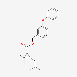 molecular formula C23H26O3 B1677640 Phenothrin CAS No. 26002-80-2