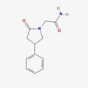 molecular formula C12H14N2O2 B1677641 Fonturacetam CAS No. 77472-70-9