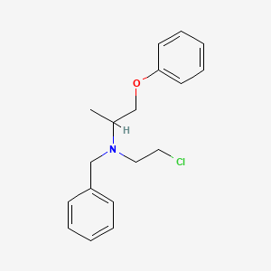 molecular formula C18H22ClNO B1677643 Phenoxybenzamine CAS No. 59-96-1