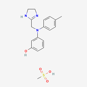 molecular formula C18H23N3O4S B1677649 Phentolamine mesylate CAS No. 65-28-1
