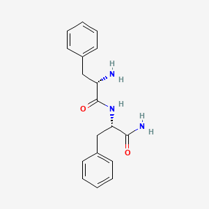 molecular formula C18H21N3O2 B1677658 Phenylalanylphenylalanylamide CAS No. 15893-46-6