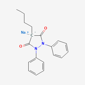 molecular formula C19H20N2NaO2 B1677662 Phenylbutazone sodium CAS No. 129-18-0