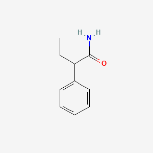 B1677664 2-Phenylbutyramide CAS No. 90-26-6