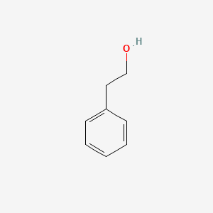molecular formula C8H10O<br>C6H5CH2CH2OH<br>C8H10O B1677666 2-Phenylethanol CAS No. 60-12-8