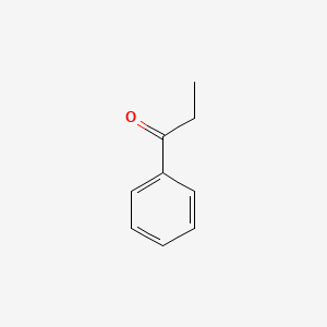 molecular formula C9H10O B1677668 Propiophenone CAS No. 93-55-0