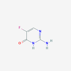 molecular formula C4H4FN3O B167767 2-Amino-5-fluoropyrimidin-4(1h)-one CAS No. 1683-86-9