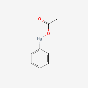 molecular formula C8H8HgO2 B1677670 Phenylmercuric acetate CAS No. 62-38-4