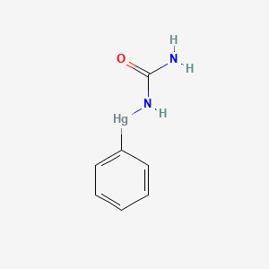 molecular formula C7H8HgN2O B1677672 Phenylmercuriurea CAS No. 2279-64-3