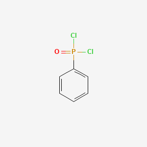 molecular formula C6H5Cl2OP B1677675 Phenylphosphonic dichloride CAS No. 824-72-6