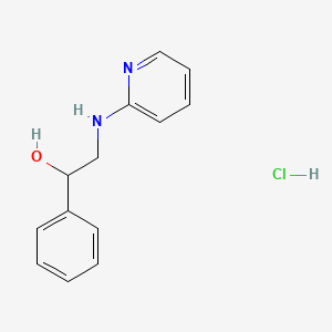 B1677683 Phenyramidol hydrochloride CAS No. 326-43-2