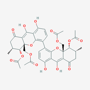 molecular formula C38H38O16 B1677697 Phomoxanthone A CAS No. 359844-69-2