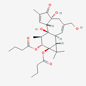 molecular formula C28H40O8 B1677700 Phorbol 12,13-Dibutyrate CAS No. 37558-16-0
