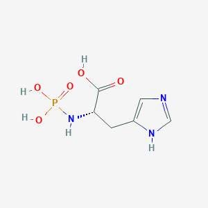 molecular formula C6H10N3O5P B1677714 Phosphohistidine CAS No. 4936-08-7