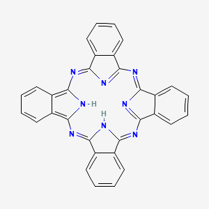 molecular formula C32H18N8 B1677752 Phthalocyanine CAS No. 574-93-6