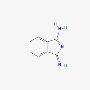 molecular formula C8H7N3 B1677754 1,3-Diiminoisoindoline CAS No. 3468-11-9