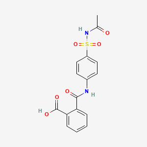 molecular formula C16H14N2O6S B1677755 Phthalylsulfacetamide CAS No. 131-69-1