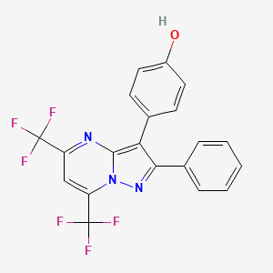 molecular formula C20H11F6N3O B1677759 Phtpp CAS No. 805239-56-9