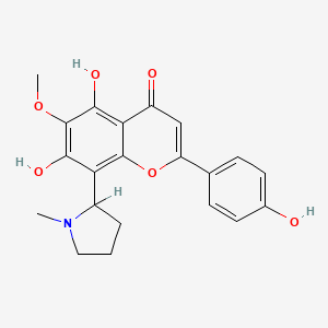 molecular formula C21H21NO6 B1677764 Phyllospadine CAS No. 76540-48-2