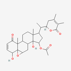 molecular formula C30H40O8 B1677766 Physapubenolide CAS No. 100217-92-3