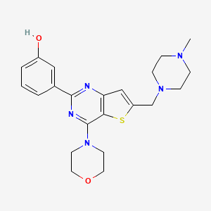 molecular formula C22H27N5O2S B1677773 PI-540 CAS No. 885616-78-4