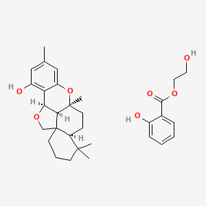 molecular formula C31H40O7 B1677775 Ladar CAS No. 78436-02-9