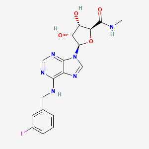 molecular formula C18H19IN6O4 B1677782 Piclidenoson CAS No. 152918-18-8