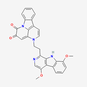 molecular formula C29H22N4O4 B1677792 Picrasidine M 