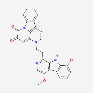 molecular formula C29H22N4O4 B1677792 Picrasidine M CAS No. 99964-79-1
