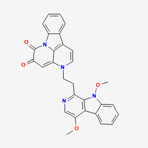 molecular formula C29H22N4O4 B1677793 Picrasidine N CAS No. 101219-62-9
