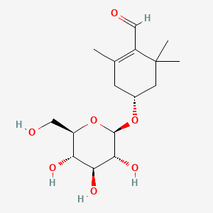 molecular formula C16H26O7 B1677794 Picrocrocin CAS No. 138-55-6