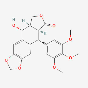 molecular formula C22H22O8 B1677796 Picropodophyllotoxin CAS No. 477-47-4