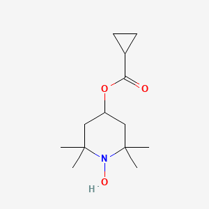 Cyclopropanecarboxylic acid, 1-hydroxy-2,2,6,6-tetramethyl-4-piperidinyl ester