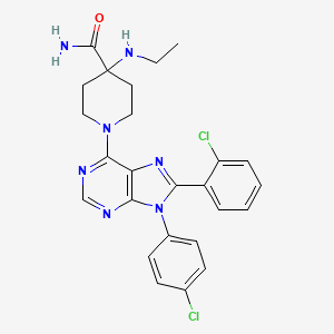 molecular formula C25H25Cl2N7O B1677804 Otenabant CAS No. 686344-29-6