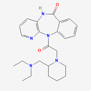 molecular formula C24H31N5O2 B1677806 Otenzepad CAS No. 102394-31-0