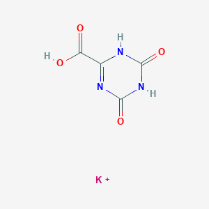 molecular formula C4H3KN3O4 B1677808 Oxonic acid potassium salt, 97% CAS No. 2207-75-2